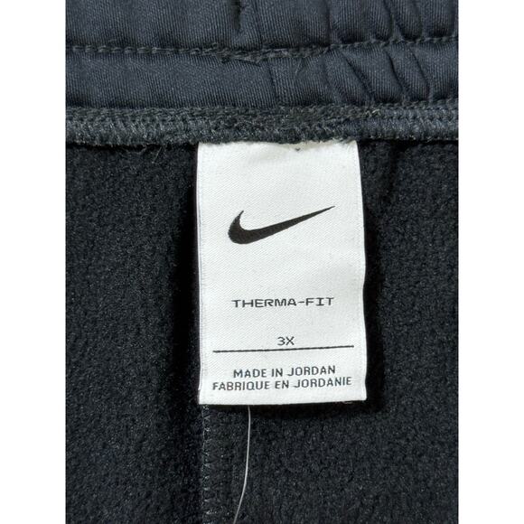 Nike Therma-FIT Athletic Pants Women's Black pockets Drawstring New with Tags 3X - Picture 4 of 13